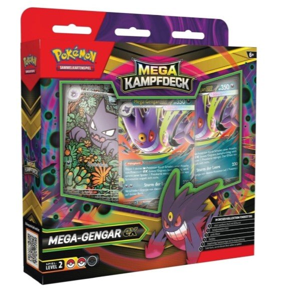 Mega Kampfdeck - Mega - Gengar (DE) - Charicards Inh. Christian Jandt