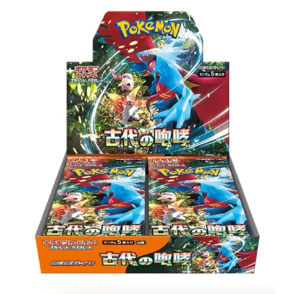 Pokemon Ancient Roar sv4K Booster Box Display (JP) - Charicards Inh. Christian Jandt