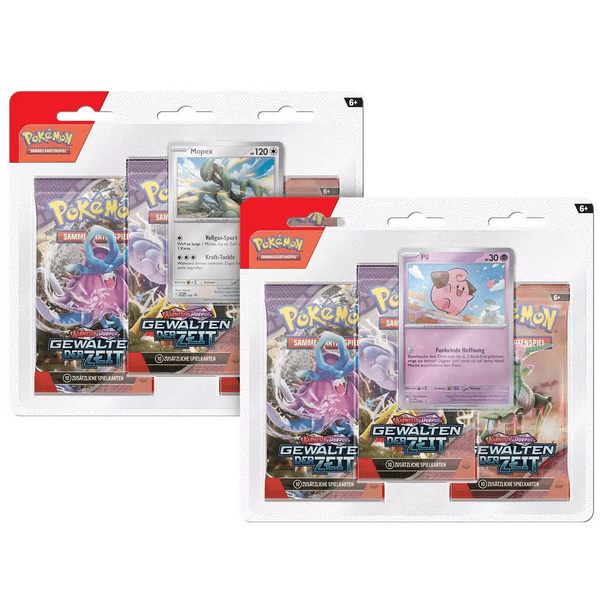 Pokémon KP05 Gewalten der Zeit - 3er Blister (DE) - Charicards Inh. Christian Jandt