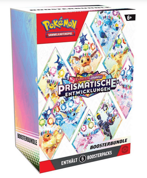 Pokemon KP8.5 Prismatische Entwicklungen Booster Bundle (DE) - Charicards Inh. Christian Jandt