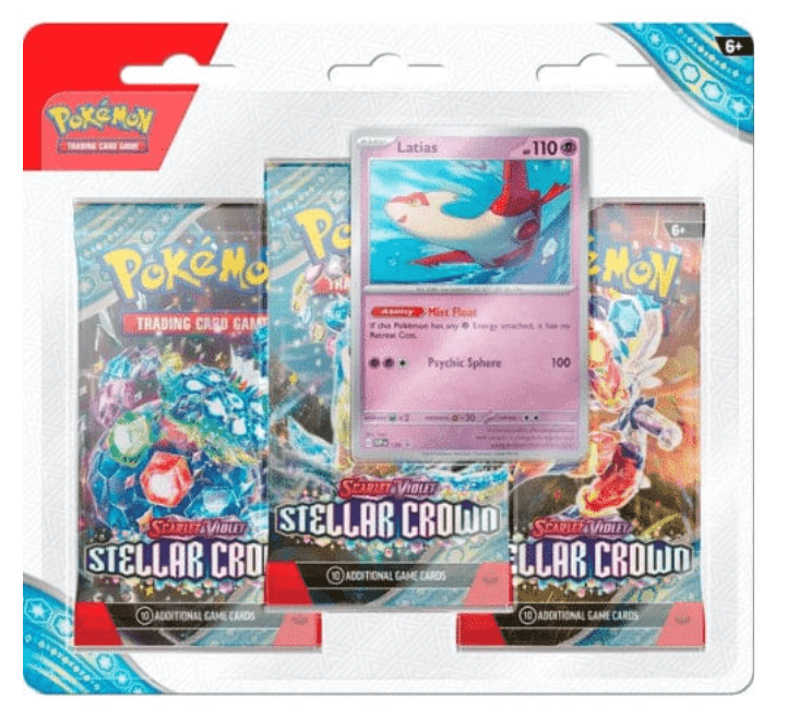 Pokemon SV07 Stellarcrown 3er Blister (EN) - Charicards Inh. Christian Jandt
