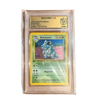 3er Bundle 1ST Edition Jungle Nidoqueen Nidorina Nidoran GSG 7 / 6,5 - Charicards Inh. Christian Jandt