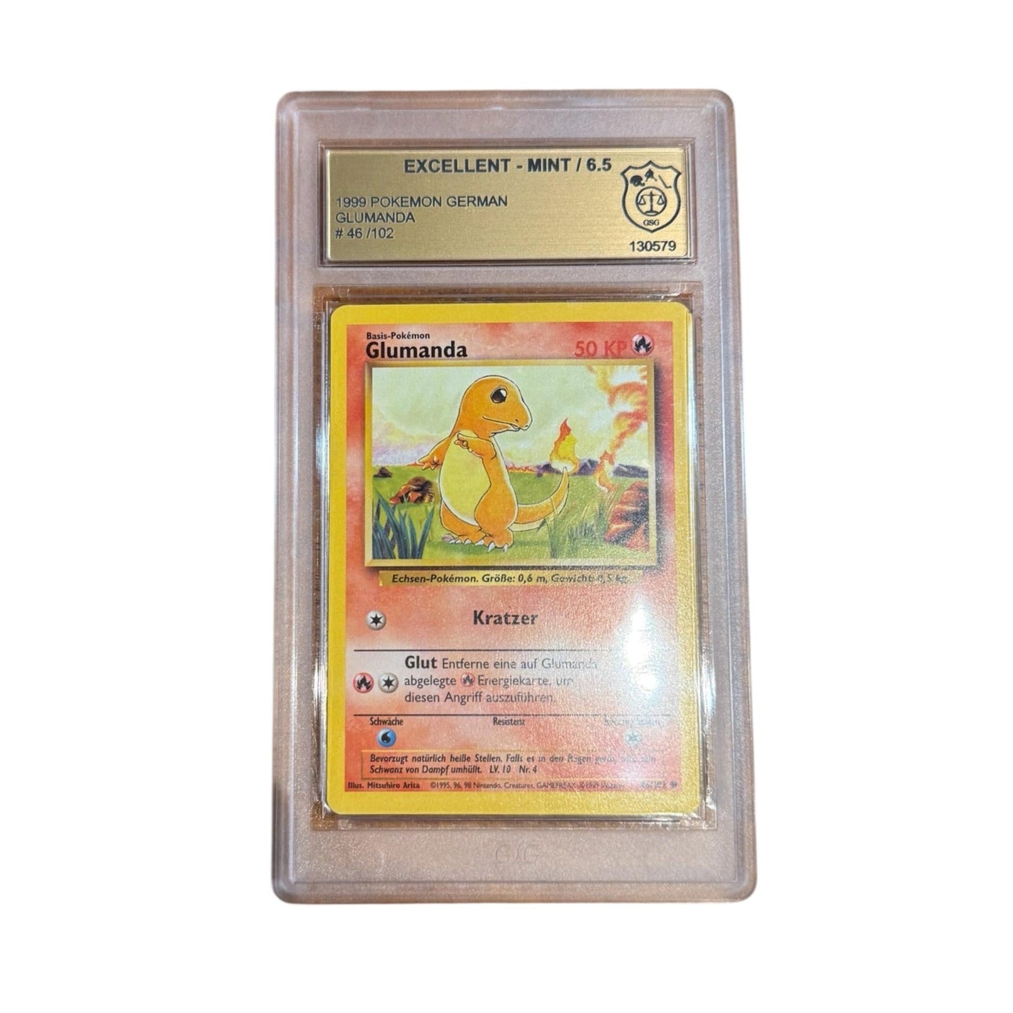 3er Bundle Base Set Glurak Glutexo Glumanda GSG Grading 6,5 (DE) - Charicards Inh. Christian Jandt
