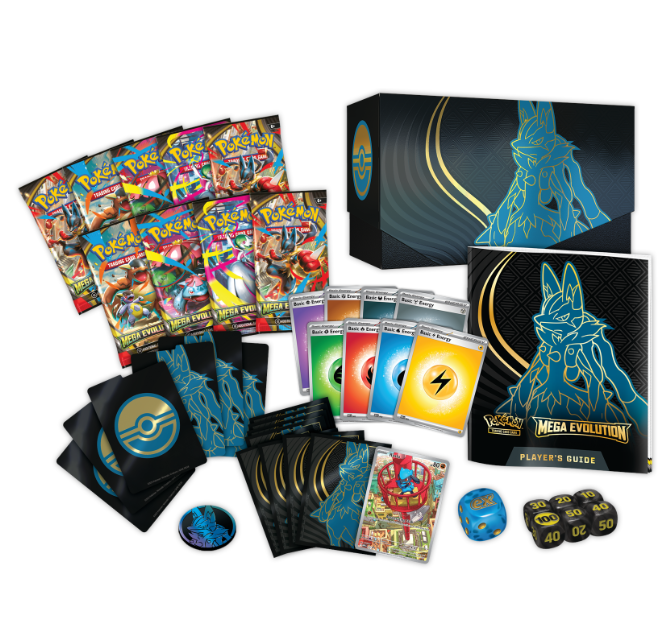 Pokemon ME01 Mega Entwicklung Lucario TTB Top Trainer Box (DE)