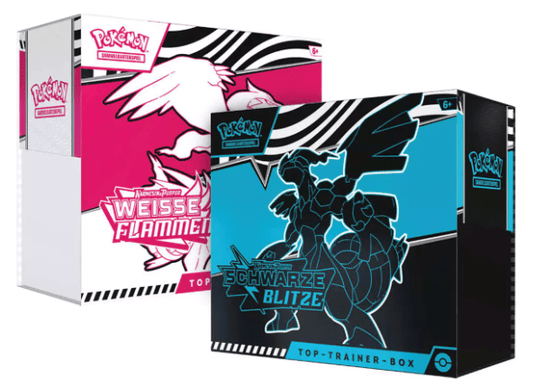 KP10.5 Schwarze Blitze / Weiße Funken TTB Elite Trainer Box (DE) - Charicards Inh. Christian Jandt