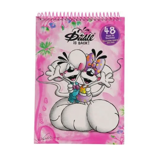 Diddl Malbuch A4, rosa