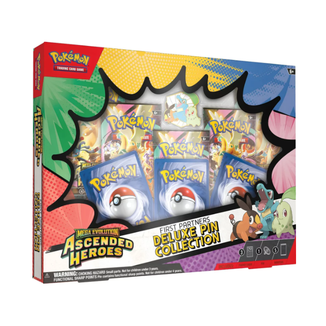 Mengenbegrenzung!: Pokémon ME02.5: Mega - Entwicklung: Erhabene Helden - Deluxe - Pin - Kollektion (DE) - Charicards Inh. Christian Jandt