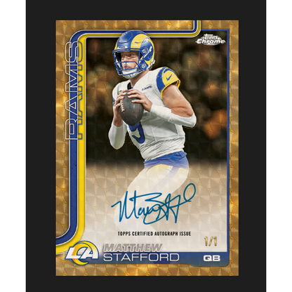 Topps Chrome Football NFL 2025 Mega Box