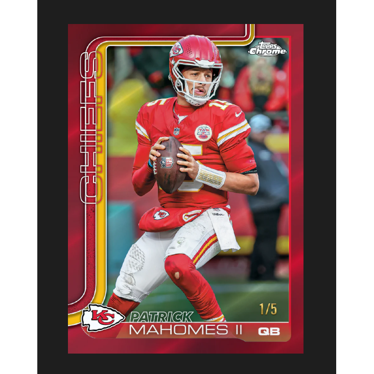 Topps Chrome Football NFL 2025 Mega Box