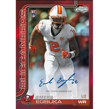 Topps Chrome Football NFL Value Box 2025
