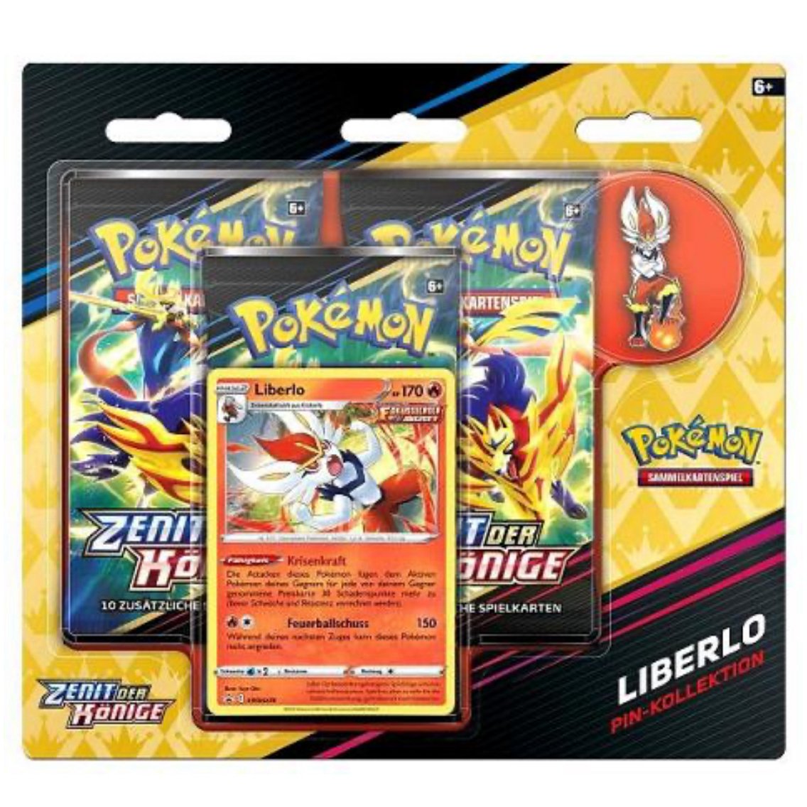 Pokémon 12.5 Sword Shield / SWSH Crown Zenith 3er Blister (EN) - Charicards Inh. Christian Jandt