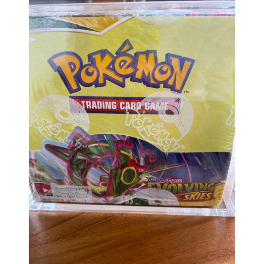 Pokemon Evolving Skies Display 36er Booster Box (EN) + Acryl Case - Charicards Inh. Christian Jandt