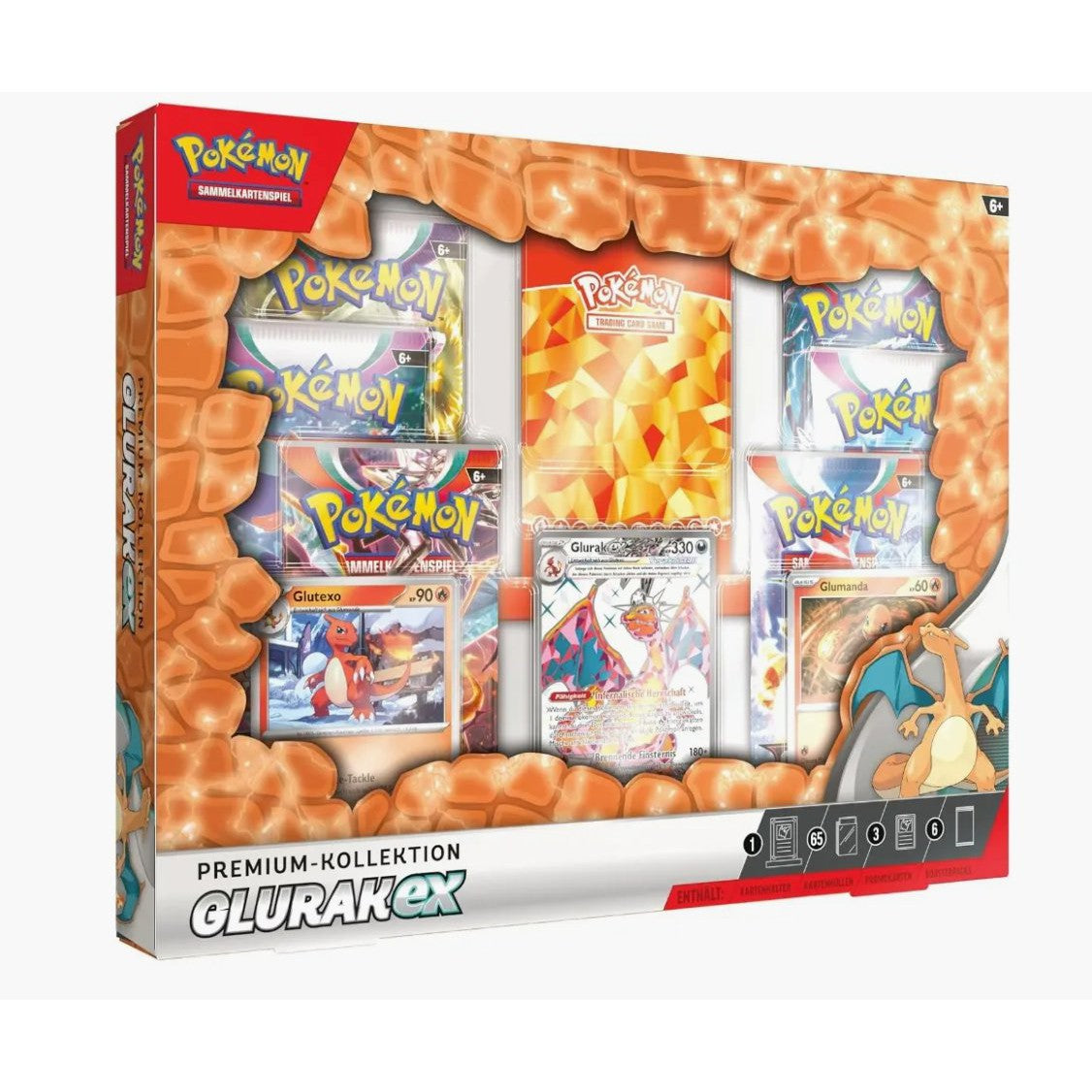 Pokémon Karmesin & Purpur: Glurak ex - Premium - Kollektion (DE) - Charicards Inh. Christian Jandt