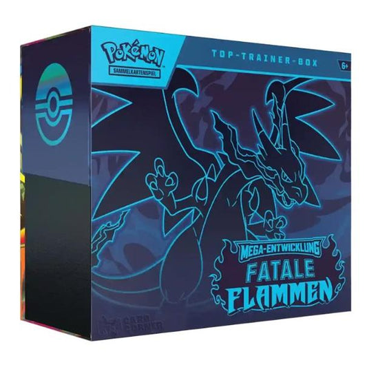 Pokemon ME02 Fatale Flammen TTB Top Trainer Box (DE) - Charicards Inh. Christian Jandt
