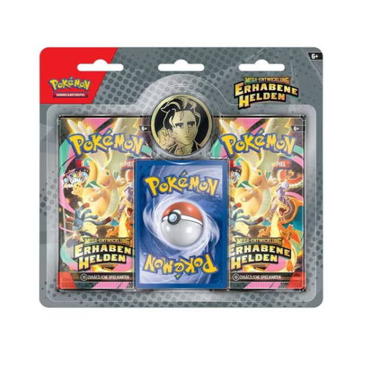 Pokémon ME02.5: Mega - Entwicklung: Erhabene Helden - 2er Blister (DE) - Charicards Inh. Christian Jandt