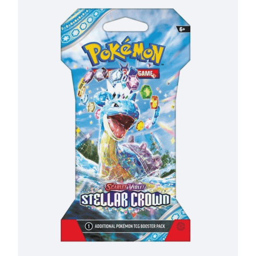 Pokémon Scarlet & Violet 7 Stellar Crown Sleeved Booster (EN) - Charicards Inh. Christian Jandt