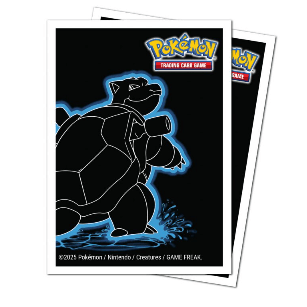 Ultra Pro - Neon Kanto 105ct APEX Deck Protector Sleeves Blastoise for Pokémon - Charicards Inh. Christian Jandt