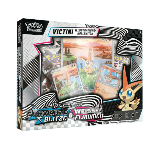 KP10.5 Schwarze Blitze / Weiße Flammen Victini Kollektion (DE)