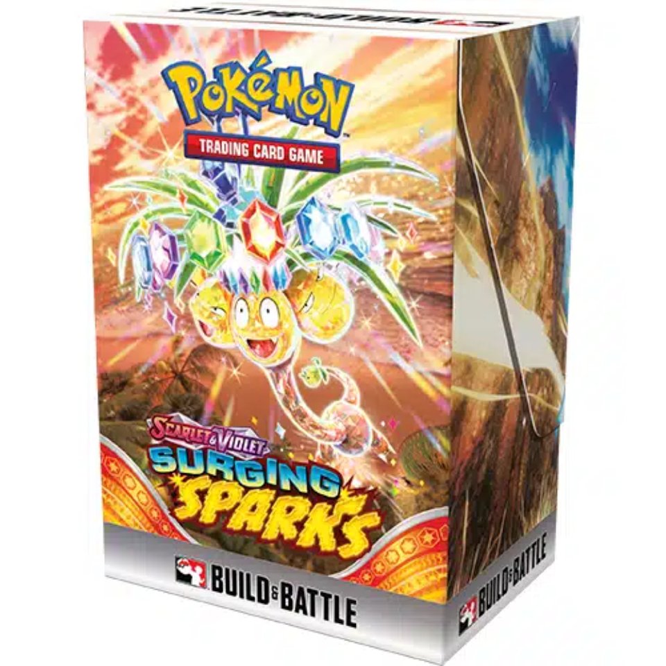 Vorbestellung: Pokémon SV 8.0 Surging Sparks Build & Battle Box (EN) - Charicards Inh. Christian Jandt