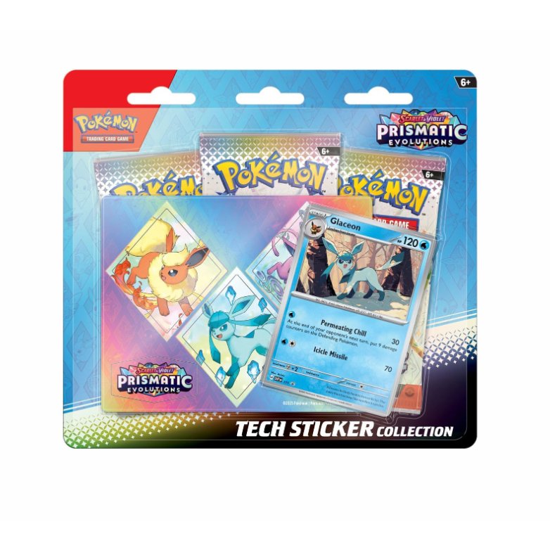 Vorbestellung: SV - Tech Sticker Kollektion Prismatic Evolution (EN) - Charicards Inh. Christian Jandt