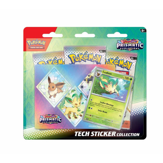 Vorbestellung: SV - Tech Sticker Kollektion Prismatic Evolution (EN) - Charicards Inh. Christian Jandt