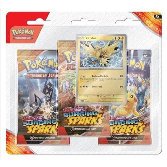 Vorbestellung: SV08 Scarlet & Violet - 3er Blister Surging Stars (EN) - Charicards Inh. Christian Jandt