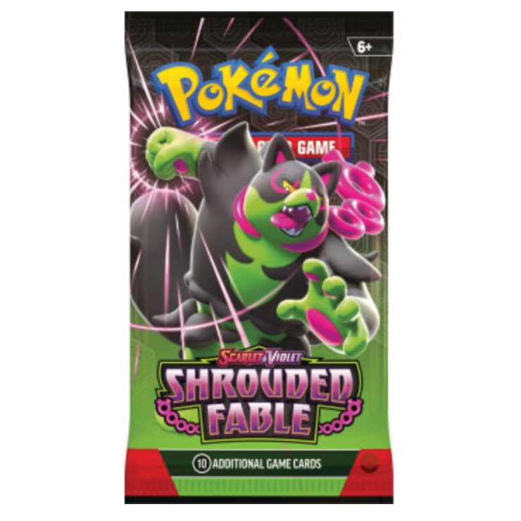 Vorbestellung: SV6.5 Scarlet & Violet Shrouded Fable Einzelbooster (EN) - Charicards Inh. Christian Jandt